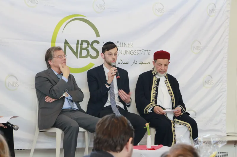 A rabbi on an interfaith panel