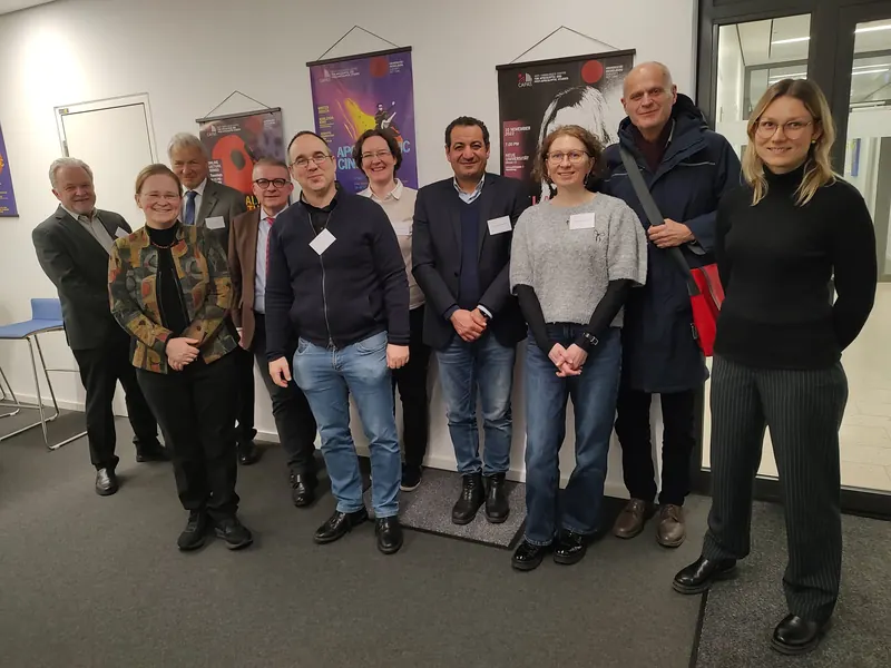 A group photo with Ambassadors after a meeting